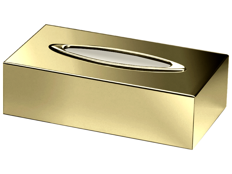 Boîte kleenex rectangle à poser Elyséum Gold - Haccess - Haccess
